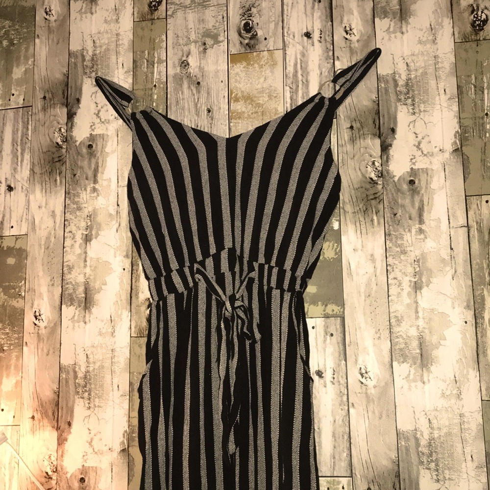 Striped black n white dress